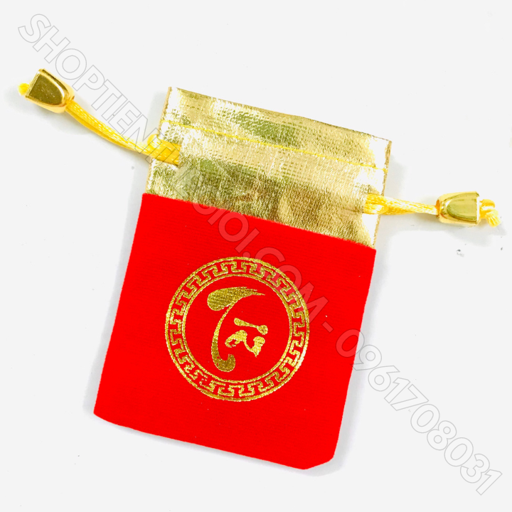 Túi gấm nhung chữ Tài